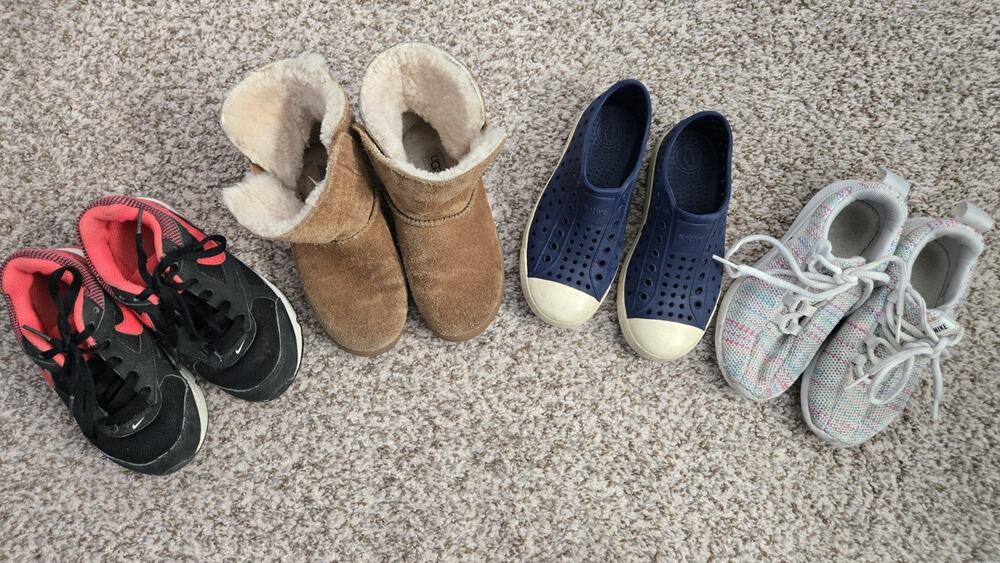 TODDLER SIZE 11C / C12 Lot of 4 Nike Ugg Natives